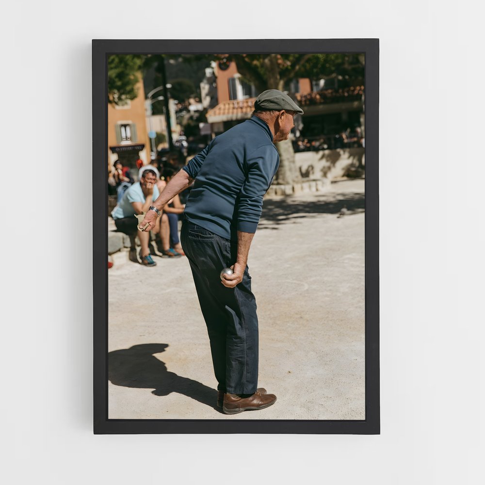 Poster Provence petanque – affiche Pétanque (vue 2)
